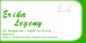 erika legeny business card